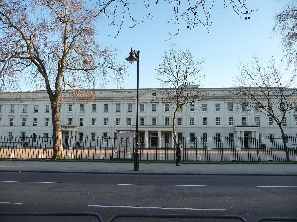 Die Wellington Barracks am Birdcage Walk